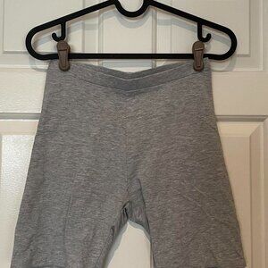 Primark gray cotton biker shorts